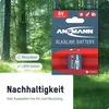 2x ANSMANN Alkaline 9V Block Batterie – E-Block 6LR61 Produktbild-Vorschau 3