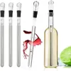 Weinkühler Edelstahl 4-teiliges Set mit Belüfter & Produktbild-Vorschau 1
