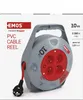 Prodlužovací kabel na bubnu 10 m / 4 zásuvky / červený / PVC / 230 V / 1 mm2 Náhľad obrázku produktu