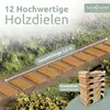 holz4home® Rollweg aus Lärche 25 cm I Holzweg Gartenweg zum Produktbild-Vorschau 3