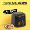 Friggitrice ad Aria XXL 9L con 9-in-1– Air Fryer Senza Olio Anteprima dell’immagine prodotto 2