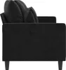 vidaXL 3-Sitzer-Sofa Schwarz 180 cm Samt Produktbild-Vorschau 4