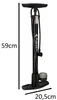 KIK KX3946 Fietsvoetpomp met manometer (11 bar) Productafbeelding-voorbeeld 8