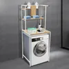 A washing machine shelf unit with laundry supplies and towels. Podgląd zdjęcia produktu