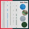 KOTARBAU® Plane 60 g/m2 Abdeckplane wasserdicht 4x8 m Blau Produktbild-Vorschau 8