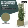 XL Spalier 'Ethica' mit Pflanzkübel Schmal 36x36x140 cm - Produktbild-Vorschau 2