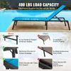 SucceBuy hliníkové křeslo chaise longue pro venkovní Náhled obrázku produktu 2
