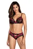 Set Tulia in due pezzi nero-rosa colore-L/XL Anteprima dell’immagine prodotto 8