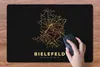 MuchoWow® Schreibtischunterlage Bielefeld - Gold - Karte - Produktbild-Vorschau 4