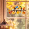 GKA Fensterbild 3 Vögel auf Ast Fensterfolie Produktbild-Vorschau 2