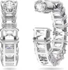 Swarovski Millenia Kreolen, Oktagon-Schliff, Weiß, Produktbild-Vorschau 3