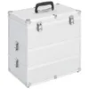 vidaXL Astuccio per cosmetici 37x24x40 cm argento alluminio Anteprima dell’immagine prodotto 8