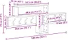 Vešiak na stenu Biela 100 x 12 x 43,5 cm Kompozitné drevo Náhľad obrázku produktu 7