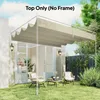 Toit de pergola coulissant - Toit de remplacement - Adapté Voir les images du produit 5