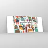 Bilder auf glas - Winter Baum Wald Tiere - 120x50cm - Produktbild-Vorschau 4