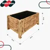 KOTARBAU® Květináč 60x39x30 cm, květinový truhlík s Náhled obrázku produktu 3