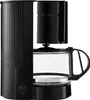 A black filter coffee machine is shown against a white background. Voir les images du produit