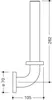 HEWI 801.21B402 92 Reservepapierhalter Ser 801, matt, Produktbild-Vorschau 2