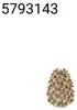 Light & Living - Vase RUNCU - Braun - 16.5x16.5x21 cm Produktbild-Vorschau 2