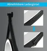 Rund Wandspiegel Schwarz 50cm LED Badspiegel Produktbild-Vorschau 3