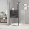 vidaXL Sprchová zástěna pro sprchový kout černá 80x195 cm Náhled obrázku produktu 2