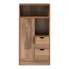 Badezimmerschrank 'Namsskogan' 100x50x25cm Walnussoptik Produktbild-Vorschau 4