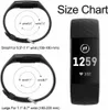 Strap-it Fitbit Charge 3 Armband Silikon (Schwarz) - Große: Produktbild-Vorschau 5