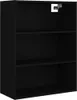 vidaXL Hängeschrank Schwarz 69,5x32,5x90 cm Produktbild-Vorschau 2