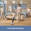 Two women are cleaning a living room with cordless wet and dry vacuum cleaners. Produktbild-Vorschau