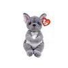 A plush toy French Bulldog sits facing forward against a white background. Produktbild-Vorschau