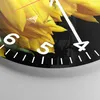 Wanduhr - Rund - Glasuhr - Tulpen Strauß Spiegelreflexion Produktbild-Vorschau 5