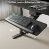 EUREKA ERGONOMIC Tastaturauszug Verstellbar Produktbild-Vorschau 3