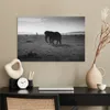 MuchoWow® Poster Elefant - Einfarbig - Tiere - Schwarz und Produktbild-Vorschau 3