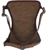 Torba motocyklowa, płótno, brązowa, 15x7x26 cm Podgląd zdjęcia produktu 3