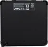 The back panel of a black Marshall guitar amplifier with a label containing product information and certifications. Náhled obrázku produktu