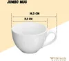 Tasse Wilmax Jumbo 420 ml, porcelaine blanche Olivia Voir les images du produit 4