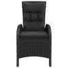 vidaXL Chaises de jardin 2 pcs. Poly rotin noir Voir les images du produit 11