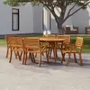 vidaXL Table de jardin 200x90x75 cm bois massif acacia Voir les images du produit 2
