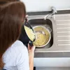 Relaxdays Küchensieb Edelstahl, Seiher mit Griffen, runder Produktbild-Vorschau 3