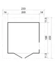 Gartenhaus Holz 4 m2 - H233 x 233 x 222 cm - Große Produktbild-Vorschau 3