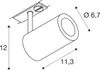 Faretto a binario - Downlight / spot / Floodlight 1x50W Anteprima dell’immagine prodotto 9