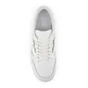 A top-down view of a white New Balance sneaker. Podgląd zdjęcia produktu