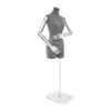 120-210cm Mannequin Femme Réglable Autoportant Gris Forme Voir les images du produit 3
