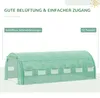 Serra in plastica Outsunny, tunnel in polietilene 6 x 3 x 2 Anteprima dell’immagine prodotto 5