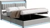 Lit Coffre 160 X 200 Cm Avec LED Et Ports USB, Étagères Voir les images du produit 10
