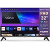 A front view of a smart TV displaying its interface and features. Produktbild-Vorschau