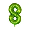 Palloncino in foil numero 8, circa 100 cm, verde Anteprima dell’immagine prodotto 1