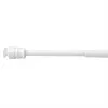 A white adjustable curtain rod against a white background. Produktbild-Vorschau