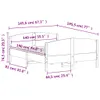VidaXL 3216180, Biela, 145,5 cm, 195,5 cm, 74,5 cm, 1400 x Náhľad obrázku produktu 7