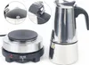 300ml Cafetière Espresso en acier inoxydable avec four Voir les images du produit 2